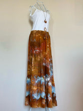 Load image into Gallery viewer, Women’s L/XL Rayon Tiered Maxi Skirt with Pockets in ‘Copper Canyon’
