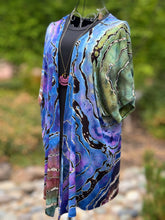 Load image into Gallery viewer, Custom Reverse Geode Kimono in ‘Abalone’ for Sue

