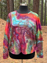 Load image into Gallery viewer, Women’s XL Geode Long Sleeved Pullover with Pockets in ‘Fire Opal’
