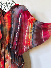 Load image into Gallery viewer, Women’s Large Geode Kimono Style Dress in ‘Fire On The Mountain’
