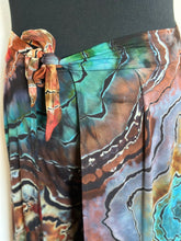 Load image into Gallery viewer, Custom Reverse Geode Faux Wrap Pants In ‘Petrified Wood’ for Amy
