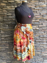 Load image into Gallery viewer, Women’s Large Geode Midi Skirt with Pockets in ‘Rustic Rainbow’
