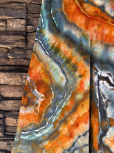 Load image into Gallery viewer, Custom Geode Palazzo Pants in ‘Boulder Turquoise’ for Sandy
