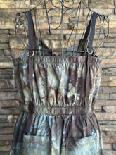 Load image into Gallery viewer, Women’s Medium Reverse Dyed Cargo Jumpsuit in ‘Raven’
