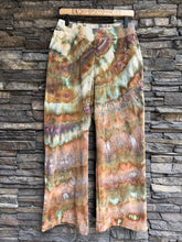 Load image into Gallery viewer, Women’s Medium Upcycled Pact Organic Cotton Velour Wide Leg Pants with Pockets in ‘Wild Thing’
