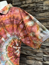 Load image into Gallery viewer, Men’s 2XL 100% Cotton Polo Shirt in ‘Rustic Rainbow’
