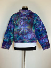 Load image into Gallery viewer, Women’s 3X Ice Dyed Denim Jacket in ‘Northern Lights’
