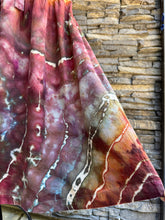 Load image into Gallery viewer, *DISCOUNTED* (due to mended damage on strap) Women’s Small Geode Tie-Waist Midi Skirt &amp; Cropped Bralette Tank Top Set in ‘Rustic Rainbow’

