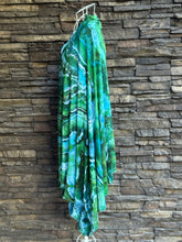 Load image into Gallery viewer, Geode Bail Seamless Rayon Jersey XL Infinity Scarf in ‘Emerald Waters of Lake Tahoe’
