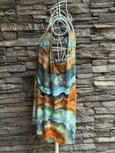 Load image into Gallery viewer, Women’s Large Geode V-Neck Tank Top in ‘Boulder Turquoise’
