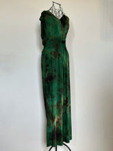 Load image into Gallery viewer, Women’s Medium Reverse Dyed Waist-Defined Shirred Jumpsuit with Pockets in ‘Evergreen’
