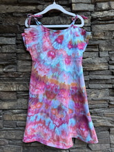 Load image into Gallery viewer, Youth Size 6 Tie Shoulder Split Sleeves Dress in ‘Bird Song’

