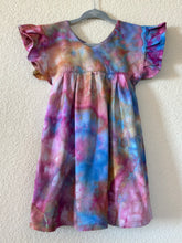 Load image into Gallery viewer, Toddler 2T Geode Flutter Sleeve Dress in ‘Bird Song’
