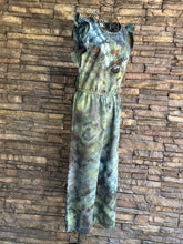 Load image into Gallery viewer, Women’s Small Geode Flutter Sleeve Jumpsuit with Pockets In ‘Moss Agate’

