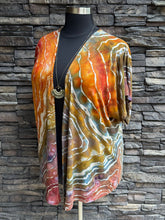 Load image into Gallery viewer, Women’s Medium Geode Kimono in ‘Rustic Rainbow’
