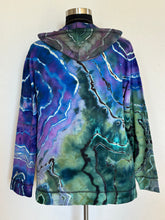 Load image into Gallery viewer, Women’s 4X Reverse Geode Lightweight Zip Up Hoodie in ‘Abalone’
