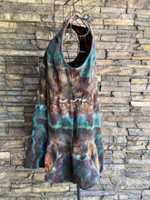 Load image into Gallery viewer, Women’s Large Geode Cotton Gauze Tiered Sleeveless Dress with Pockets in ‘Starling’
