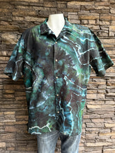 Load image into Gallery viewer, Custom Reverse Geode Button Up Shirt in ‘Moss Agate’ for Tonya
