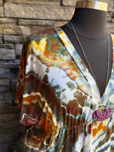Load image into Gallery viewer, Women’s XXL Geode Kimono Style Dress in ‘Golden Hour’
