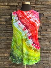 Load image into Gallery viewer, Women’s XL Geode Tank Top Tunic in ‘Watermelon Tourmaline’
