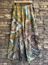 Load image into Gallery viewer, Women’s XL Geode Wide-Leg Rayon/Linen/Cotton Pants in ‘Smokey Jasper’
