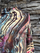 Load image into Gallery viewer, Women’s Small Reverse Geode Mock Neck Long Sleeved Sweater Dress with Pockets in ‘Pinot Sage’
