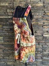Load image into Gallery viewer, Women’s Medium Geode Cotton Overall Shorts with Drawstring Waist in ‘Rustic Rainbow’
