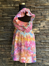 Load image into Gallery viewer, Women’s XL Geode Flutter Sleeve Dress with Pockets in ‘Bird Song’
