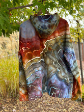 Load image into Gallery viewer, Custom Geode ‘Rustic Rainbow’ Hoodie for Danielle
