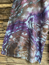 Load image into Gallery viewer, Women’s Medium Geode Tiered Flared Leg Palazzo Pants with Tie in ‘Galaxy Drift’
