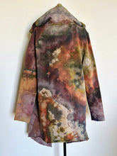 Load image into Gallery viewer, Women’s Small Geode 100% Cotton Hooded Cardigan with Pockets in ‘Rustic Rainbow’
