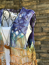 Load image into Gallery viewer, Custom Crocheted Fringe Vest for Kat
