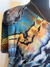 Load image into Gallery viewer, Custom Reverse Geode Twist Top in ‘Midnight Jasper’ for Susan
