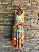 Load image into Gallery viewer, Women’s Small Geode Square-Neck Ballet Dress with Pockets in ‘Petrified Wood’
