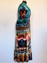 Load image into Gallery viewer, Women’s Large Geode Boho Maxi Dress in ‘Petrified Wood’
