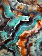 Load image into Gallery viewer, Women’s Small Geode Luxe Tank Top in ‘Boulder Turquoise’
