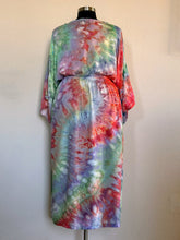 Load image into Gallery viewer, Women’s XL Tie Front Kimono Duster in ‘Tidepool’
