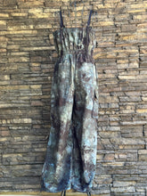 Load image into Gallery viewer, Women’s Medium Reverse Dyed Cargo Jumpsuit in ‘Raven’
