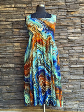 Load image into Gallery viewer, Custom Reverse Geode Dress in ‘Azurite’ for Candice
