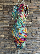 Load image into Gallery viewer, Women’s Medium Geode Bodycon Dress in ‘Cosmic Eyes’
