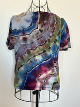 Load image into Gallery viewer, Women’s Large Reverse Geode T-Shirt in ‘Rainbow Obsidian’
