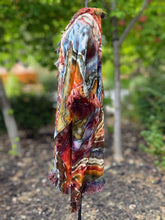 Load image into Gallery viewer, Women’s Free People One Size (Fits M-2X best) Geode Fringe Bohemian Kimono in ‘Rustic Rainbow’
