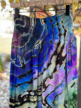 Load image into Gallery viewer, Custom Reverse Geode Pull On Pants with Pockets in ‘Abalone’ for Sandie
