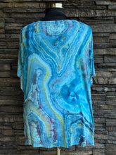 Load image into Gallery viewer, Women’s XXL Geode Kimono in ‘Tahitian Seas’
