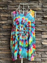 Load image into Gallery viewer, Women’s Large Luxe Spiral Tank Top in ‘Cosmic Eyes’
