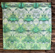 Load image into Gallery viewer, Shibori Dish Towel in ‘Teal Green’
