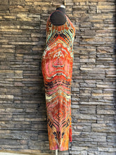 Load image into Gallery viewer, Women’s XL Reverse Geode Sleeveless Wide-Leg Ribbed Jumpsuit with Pockets in ‘Rusted Root’
