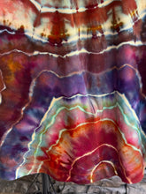 Load image into Gallery viewer, Women’s Small Geode Midi Skirt with Pockets ‘Carnelian Sunset’
