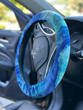 Load image into Gallery viewer, Custom Geode 2 Piece Cropped Set and 4 Geode Steering Wheel Covers for Mary
