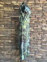 Load image into Gallery viewer, Women’s Small Geode Flutter Sleeve Jumpsuit with Pockets In ‘Moss Agate’
